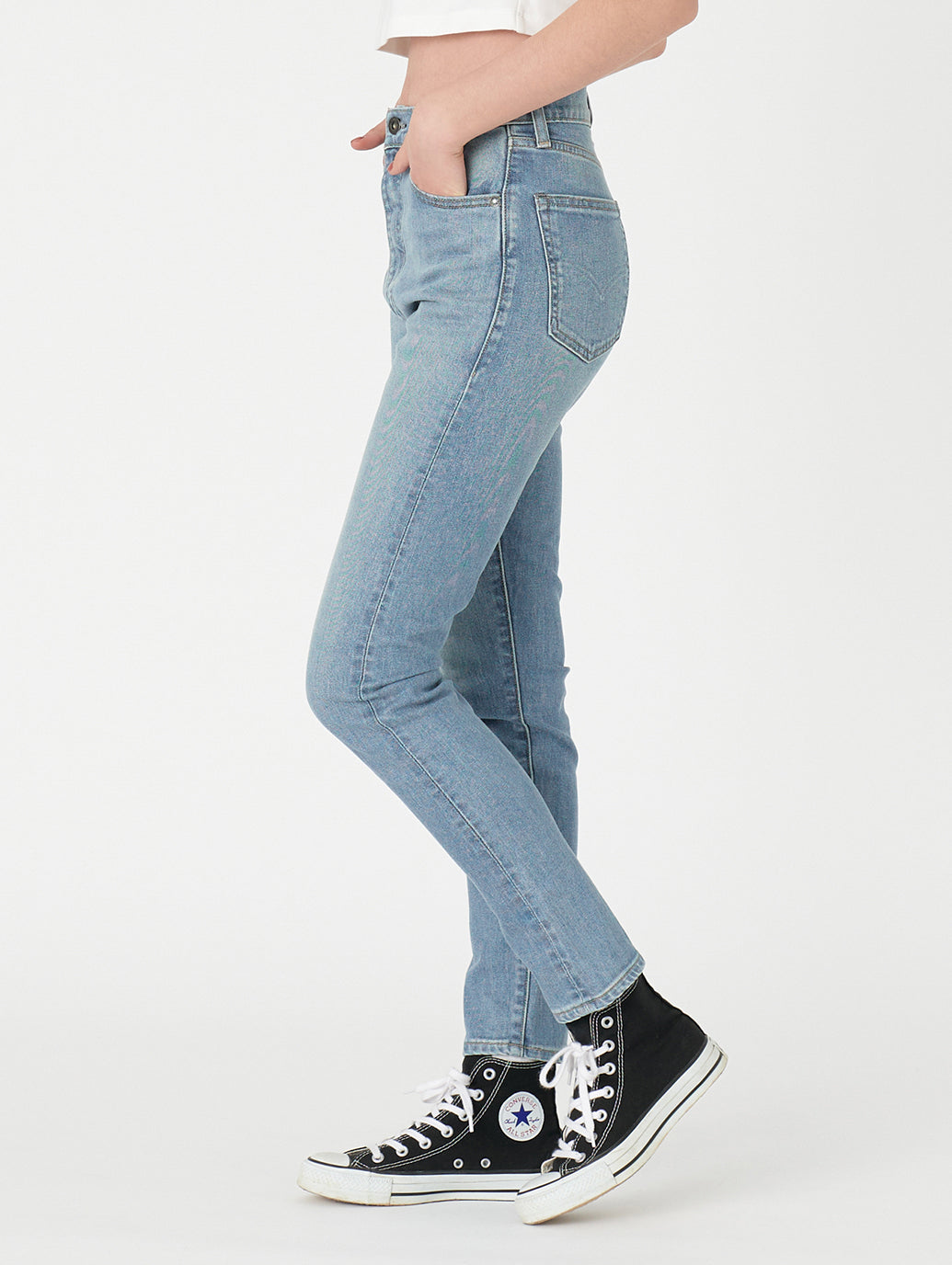 LEVI'S® MADE&CRAFTED® ハイライズ スリムジーンズ インディゴ MADE IN JAPAN