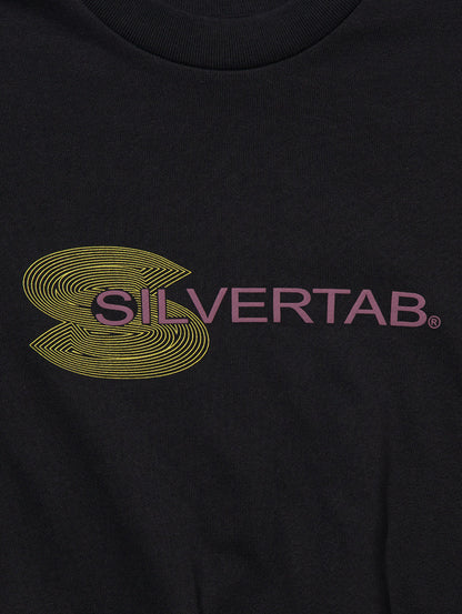 SILVERTAB™ グラフィッククルーネックスウェットシャツ ブラック BIG CAVIAR