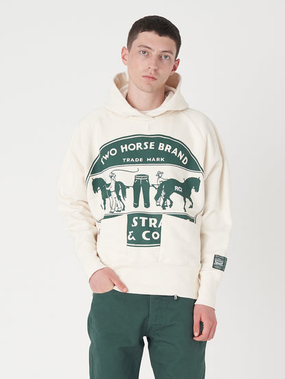 RCI X LEVI'S TWO POCKET HOODED SWEATSHIRT IN NATURAL