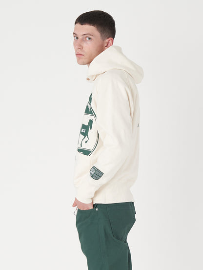 RCI X LEVI'S TWO POCKET HOODED SWEATSHIRT IN NATURAL