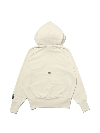RCI X LEVI'S TWO POCKET HOODED SWEATSHIRT IN NATURAL