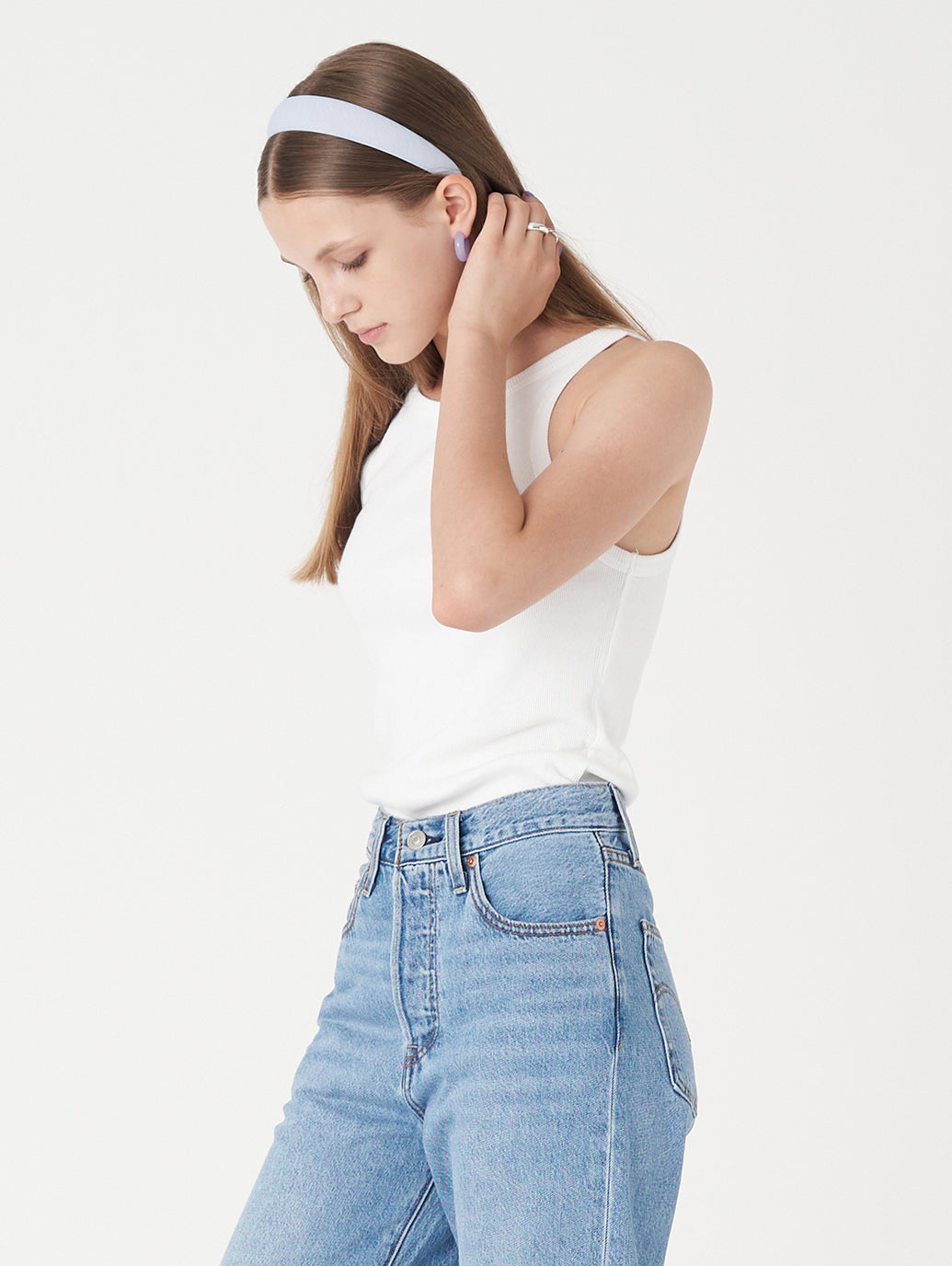 ESSENTIAL レーサー タンクトップ