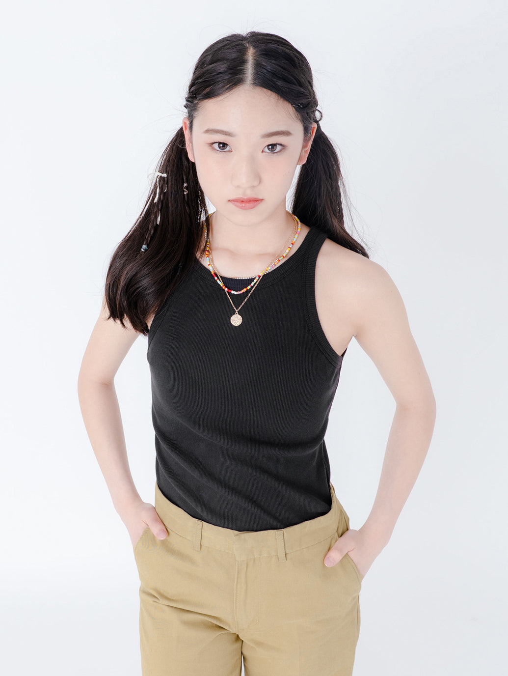 ESSENTIAL レーサー タンクトップ