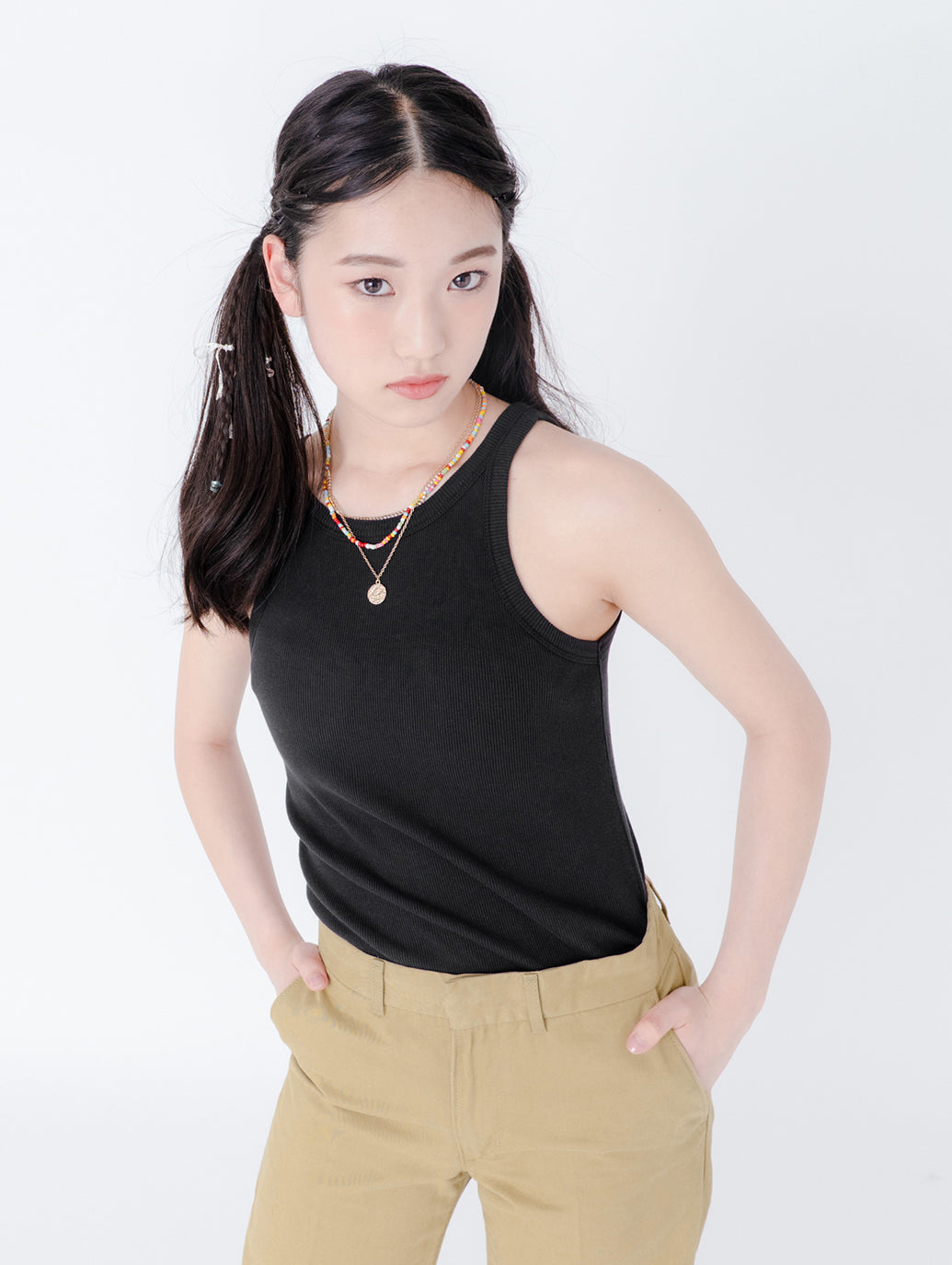 ESSENTIAL レーサー タンクトップ