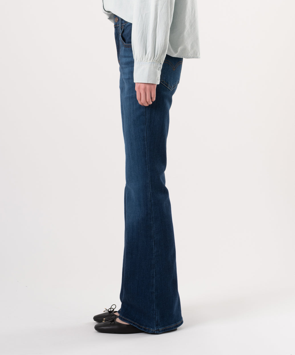 726 ハイライズフレア ジーンズ ダークインディゴ