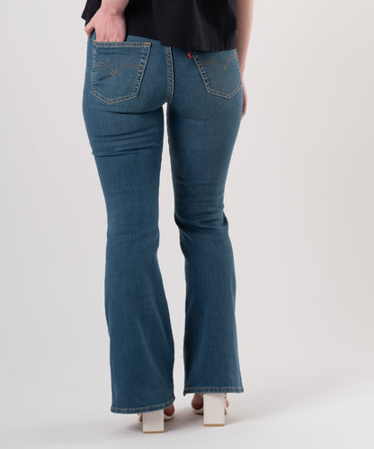 726 ハイライズフレア ジーンズ ミディアムインディゴ