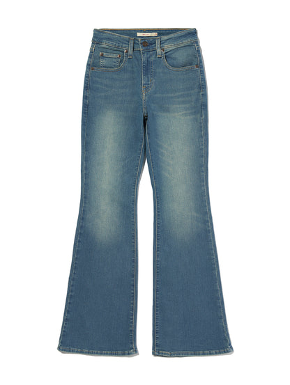 726 ハイライズフレア ジーンズ ミディアムインディゴ