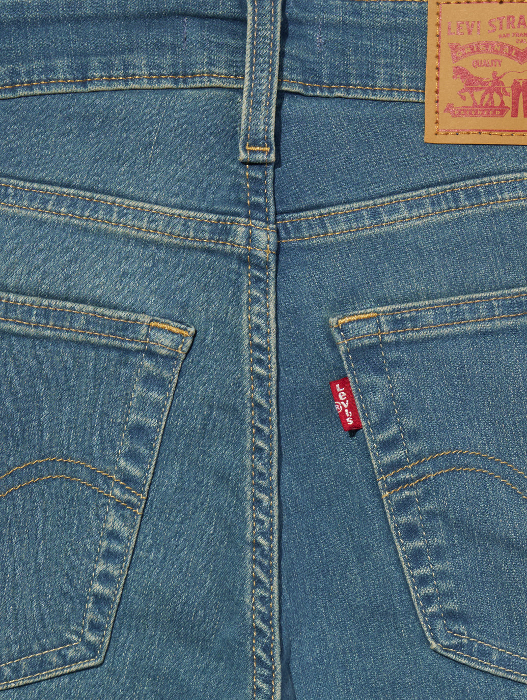 726 ハイライズフレア ジーンズ ミディアムインディゴ