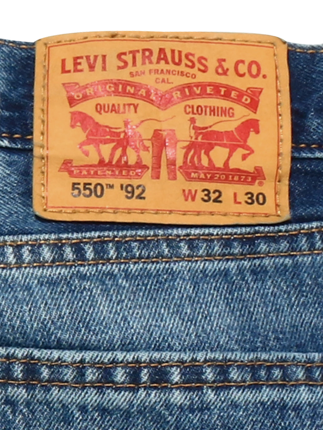 【WEB限定】550™'92 リラックステーパードジーンズ ダークインディゴ WORN IN