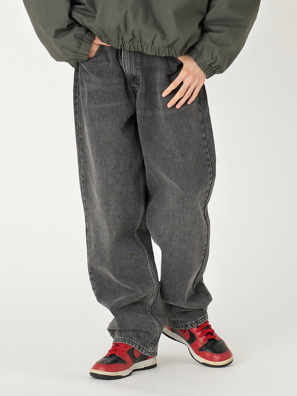 SILVERTAB™ ルーズフィット ブラック WORN IN