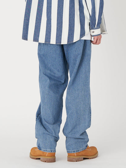 SILVERTAB™ ルーズフィット ミディアムインディゴ STONEWASH