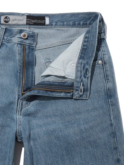 SILVERTAB™ ルーズフィット ミディアムインディゴ STONEWASH