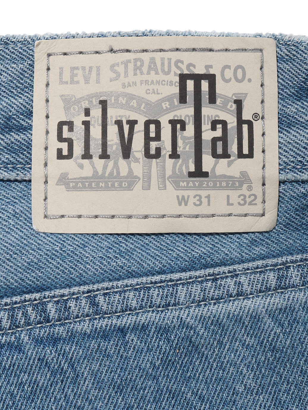 SILVERTAB™ ルーズフィット ミディアムインディゴ STONEWASH