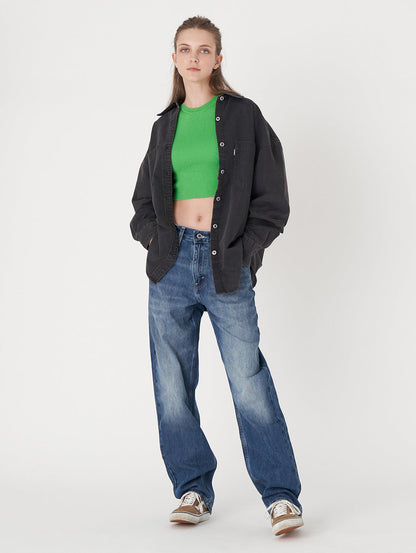 SILVERTAB™ ルーズフィット ダークインディゴ WORN IN