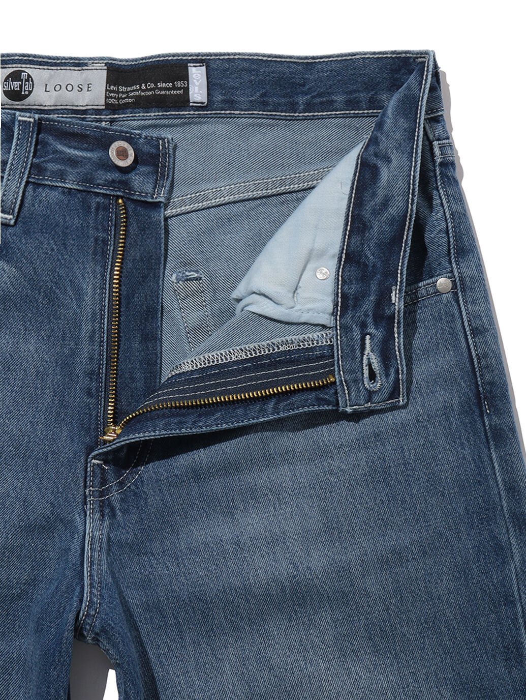 SILVERTAB™ ルーズフィット ダークインディゴ WORN IN