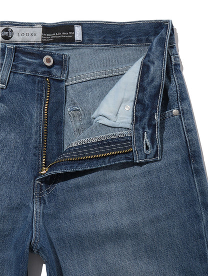 SILVERTAB™ ルーズフィット ダークインディゴ WORN IN