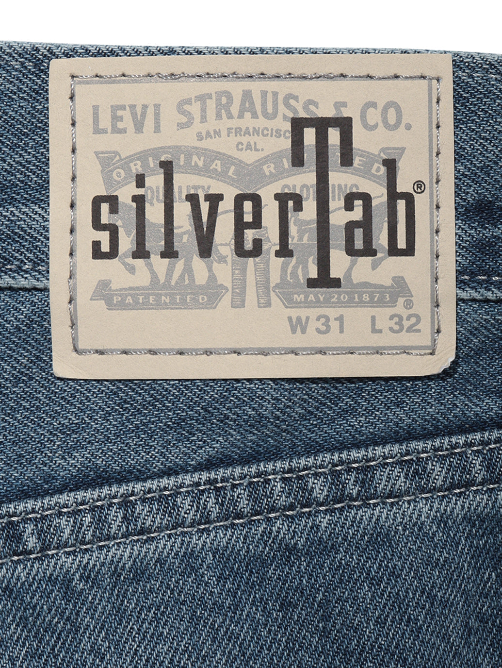 SILVERTAB™ ルーズフィット ダークインディゴ WORN IN
