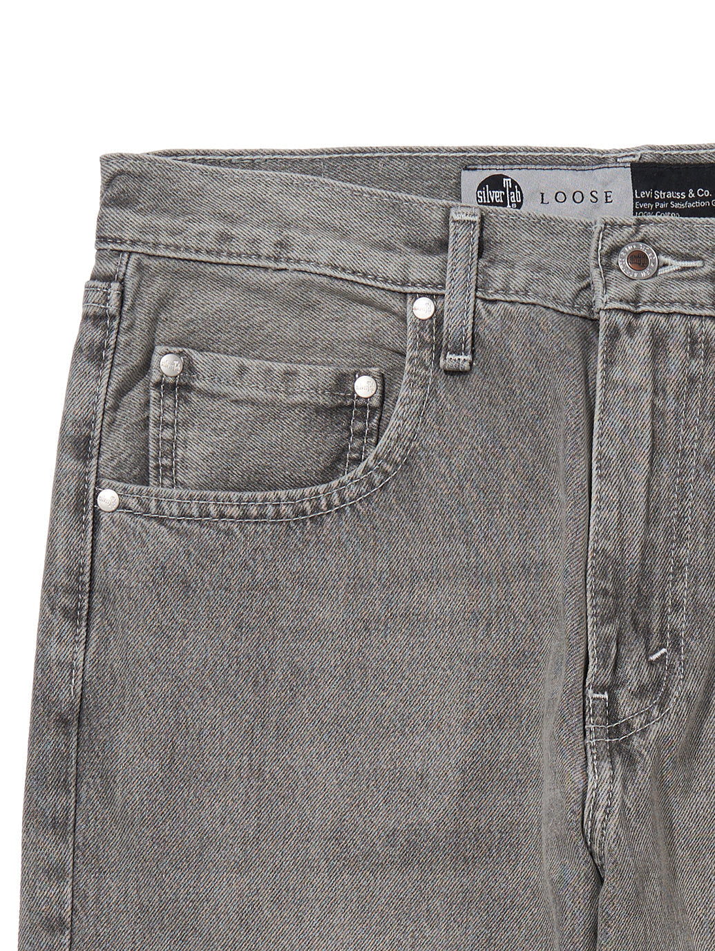 SILVERTAB™ ルーズフィット グレー STONEWASH