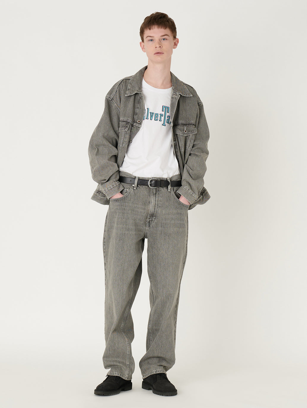 SILVERTAB™ ルーズフィット グレー STONEWASH