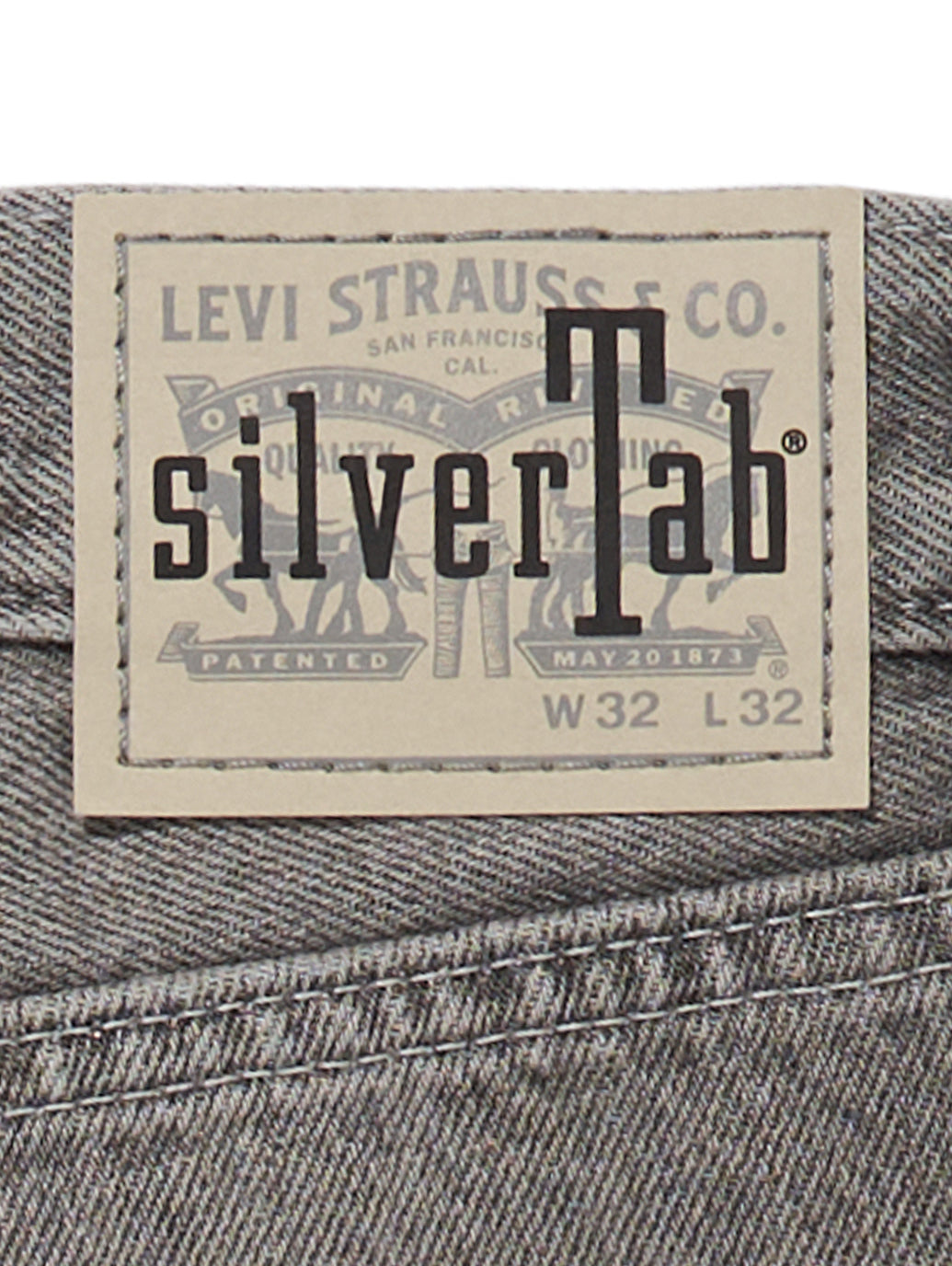 SILVERTAB™ ルーズフィット グレー STONEWASH