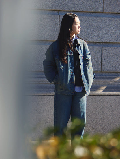 XL WOMEN'S トラッカージャケット ミディアムインディゴ