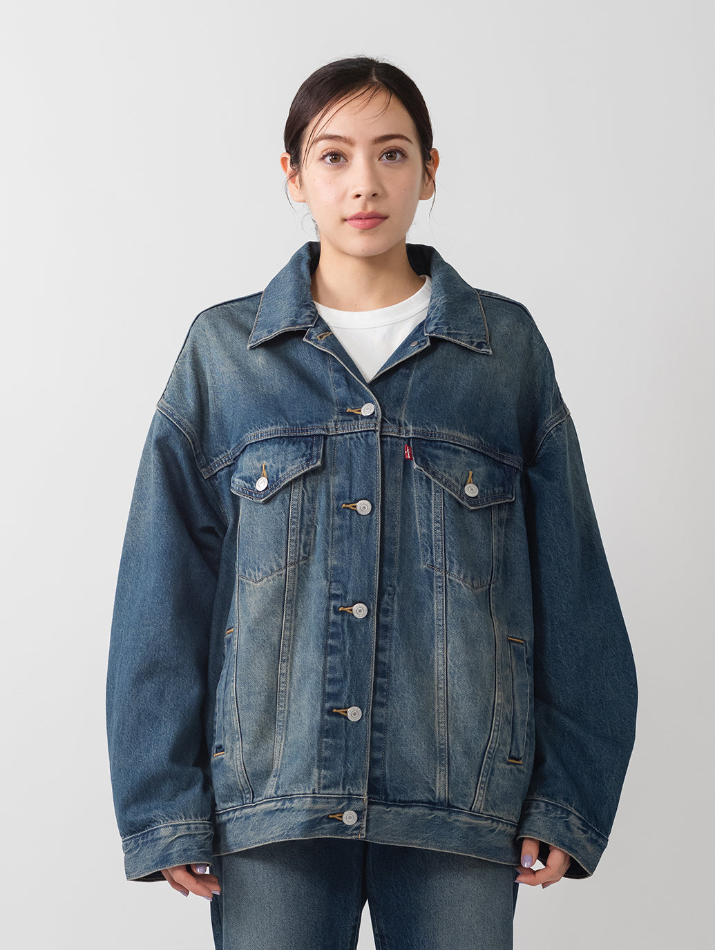 XL WOMEN'S トラッカージャケット ミディアムインディゴ