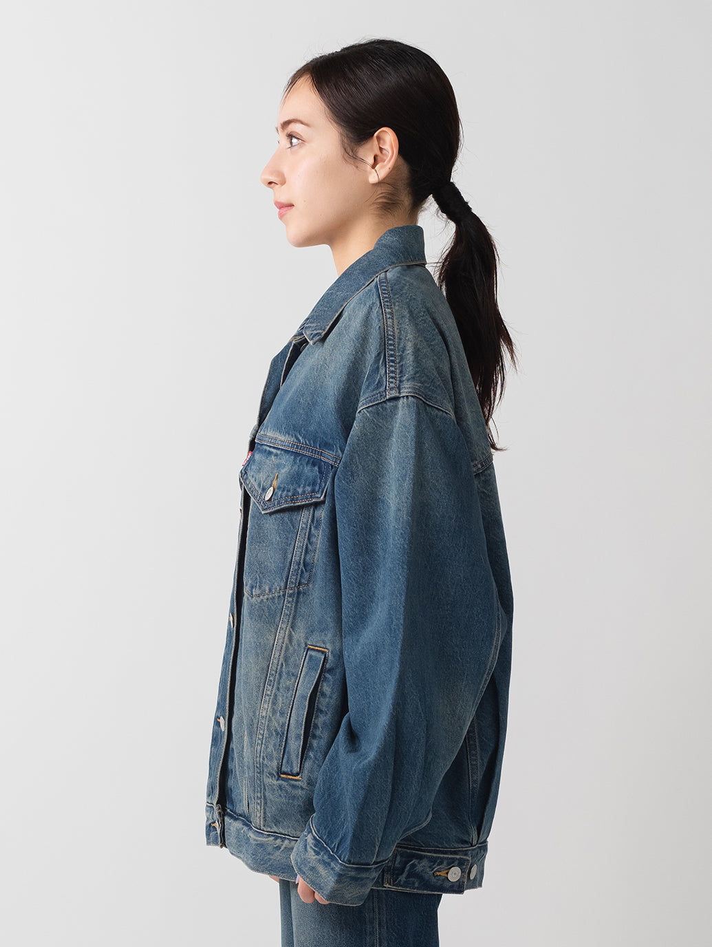 XL WOMEN'S トラッカージャケット ミディアムインディゴ