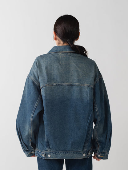 XL WOMEN'S トラッカージャケット ミディアムインディゴ