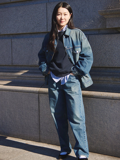 XL WOMEN'S トラッカージャケット ミディアムインディゴ