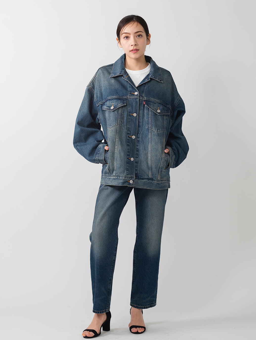 XL WOMEN'S トラッカージャケット ミディアムインディゴ