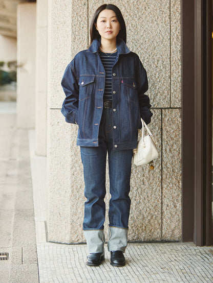 XL WOMEN'S トラッカージャケット ダークインディゴ