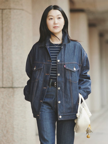 XL WOMEN'S トラッカージャケット ダークインディゴ