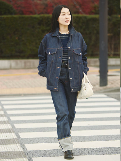 XL WOMEN'S トラッカージャケット ダークインディゴ