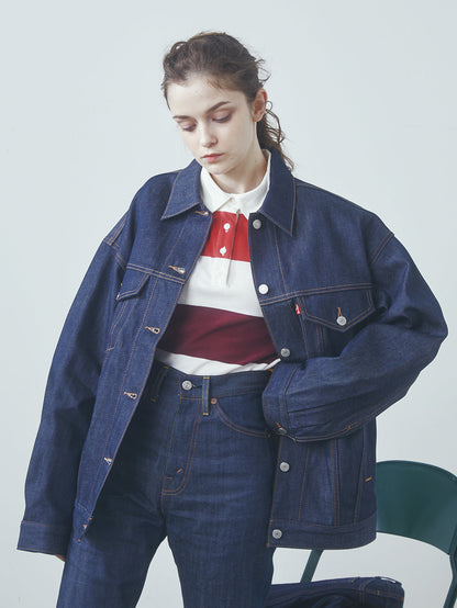 XL WOMEN'S トラッカージャケット ダークインディゴ