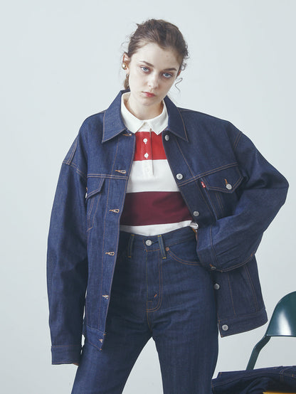 XL WOMEN'S トラッカージャケット ダークインディゴ