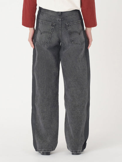 BAGGY DAD ブラック SATIN SPATS