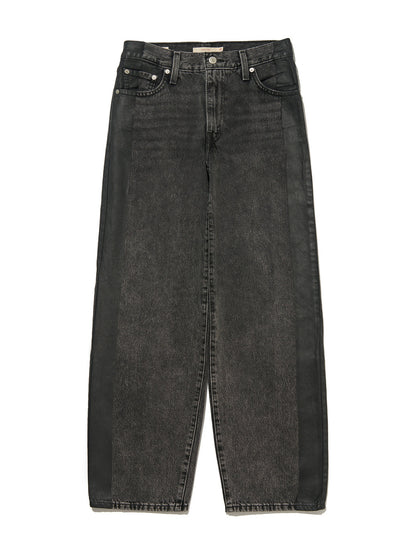 BAGGY DAD ブラック SATIN SPATS