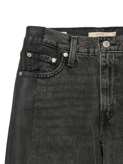 BAGGY DAD ブラック SATIN SPATS