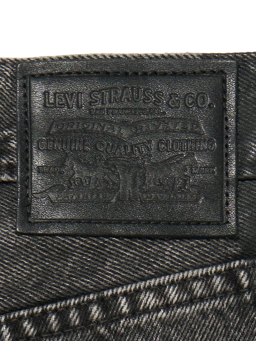 BAGGY DAD ブラック SATIN SPATS