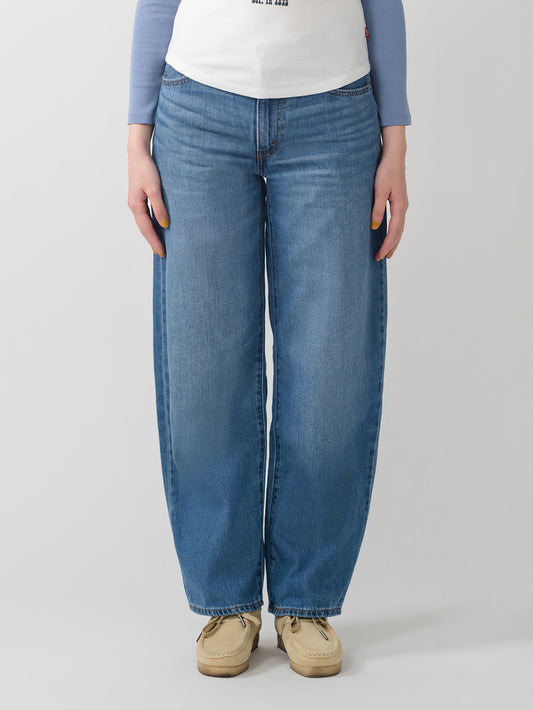 BAGGY DAD ジーンズ ミディアムインディゴ