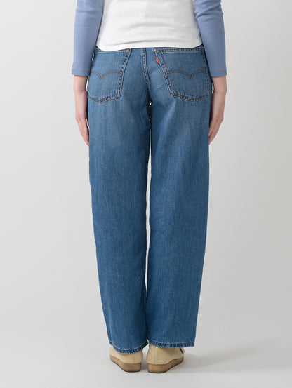 BAGGY DAD ジーンズ ミディアムインディゴ