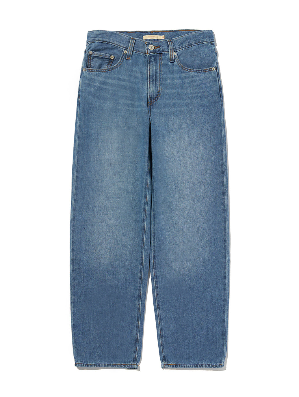 BAGGY DAD ジーンズ ミディアムインディゴ