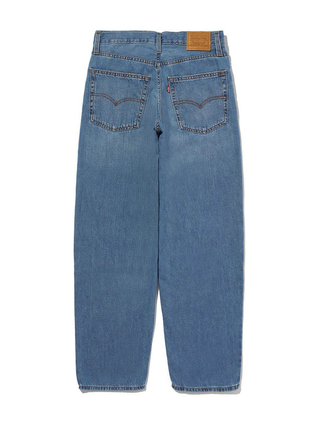 BAGGY DAD ジーンズ ミディアムインディゴ