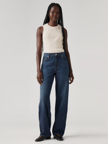 BAGGY DAD ジーンズ ダークインディゴ