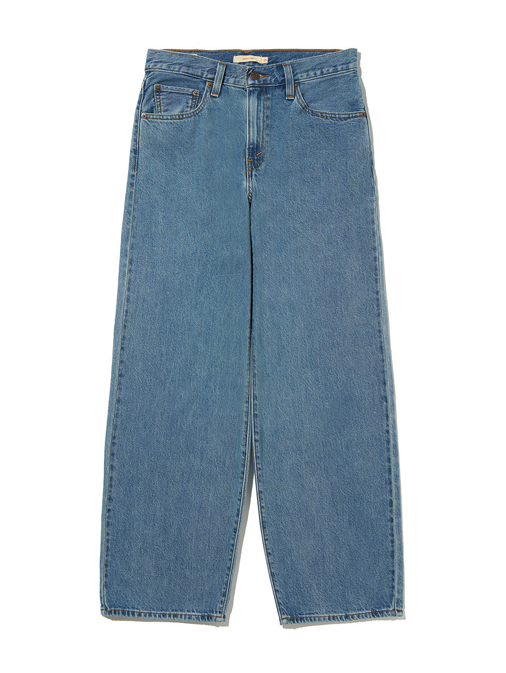 BAGGY DAD ジーンズ ミディアムインディゴ