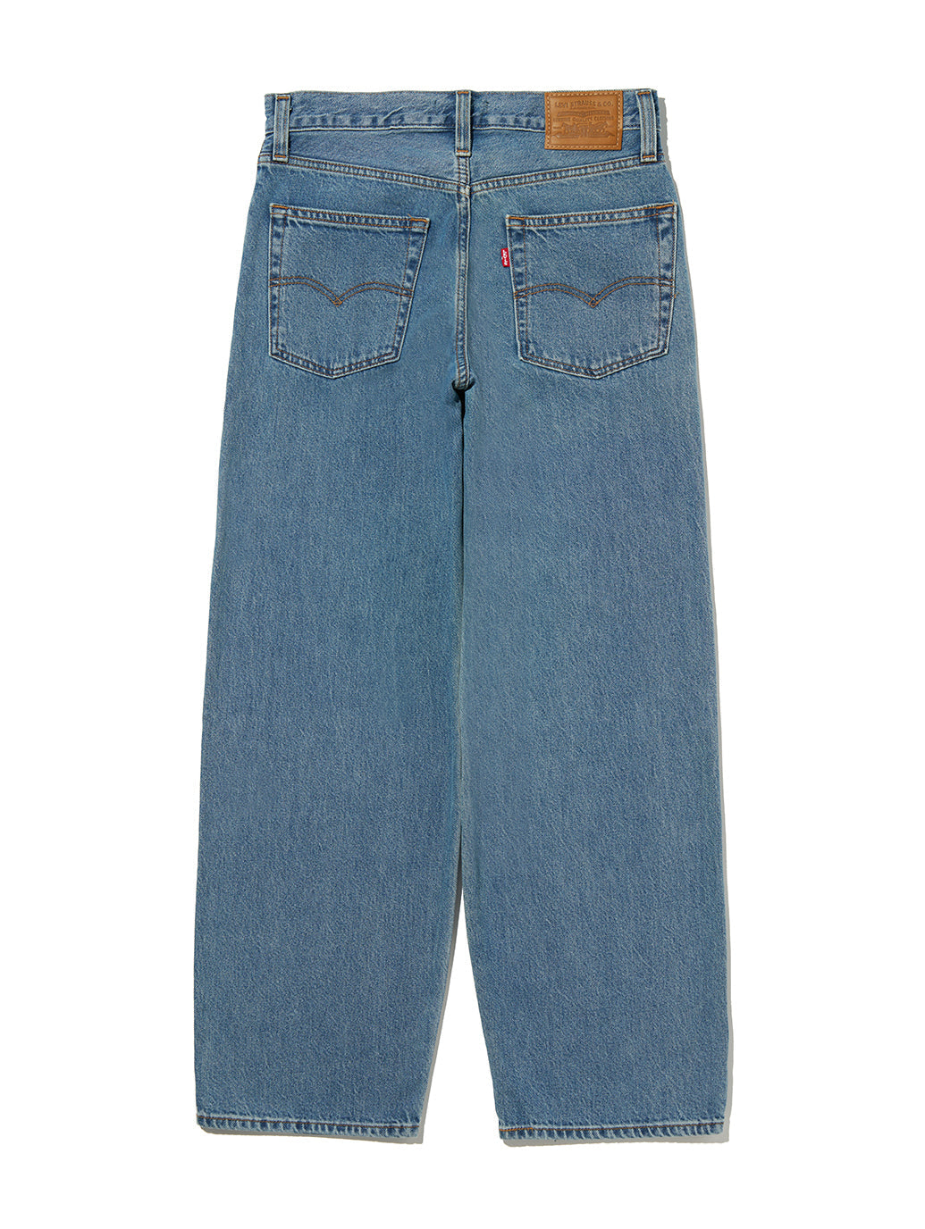 BAGGY DAD ジーンズ ミディアムインディゴ