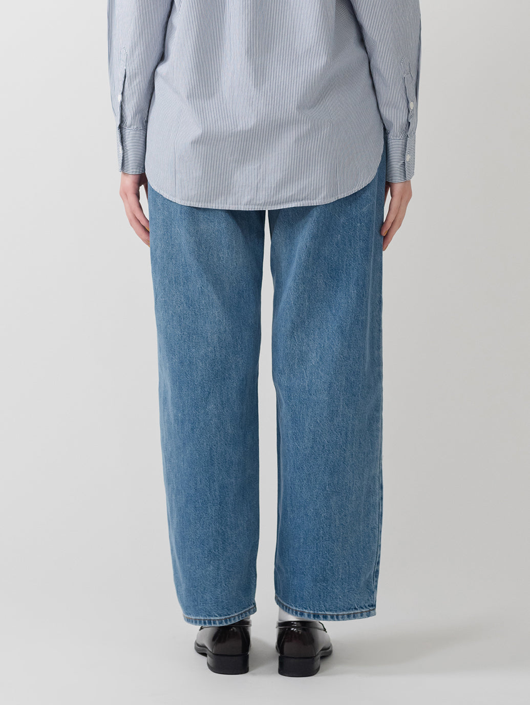 BAGGY DAD ジーンズ ミディアムインディゴ