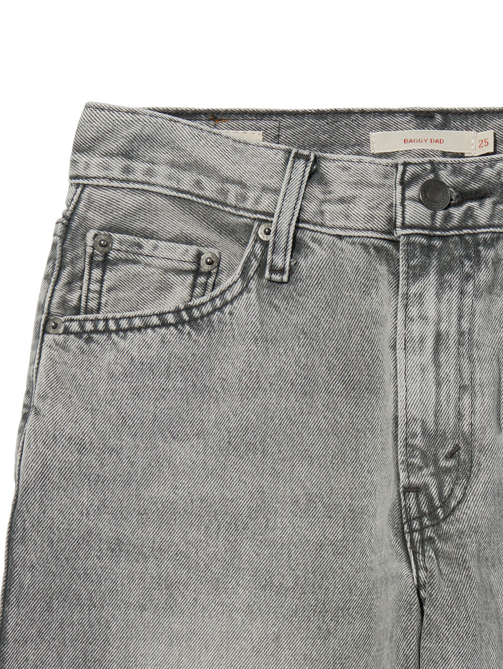 BAGGY DAD ジーンズ グレー