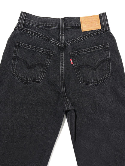 80S マムジーンズ ブラック  BLACK STONEWASH