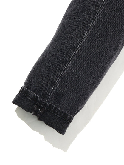 80S マムジーンズ ブラック  BLACK STONEWASH